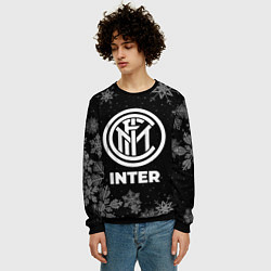 Свитшот мужской Снежный Inter, цвет: 3D-черный — фото 2