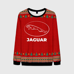 Свитшот мужской Jaguar new year, цвет: 3D-черный