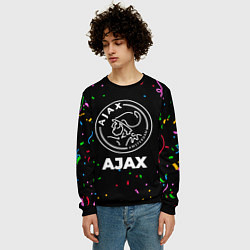 Свитшот мужской Ajax конфети, цвет: 3D-черный — фото 2