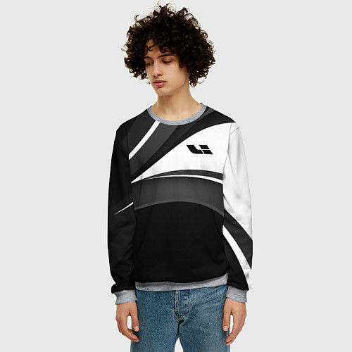 Мужской свитшот Lixiang - классический / 3D-Меланж – фото 3