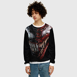 Свитшот мужской Веном и Карнаж, цвет: 3D-белый — фото 2