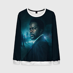 Свитшот мужской Извне, цвет: 3D-белый