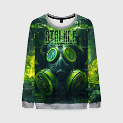 Свитшот мужской Сталкерский противогаз, цвет: 3D-меланж