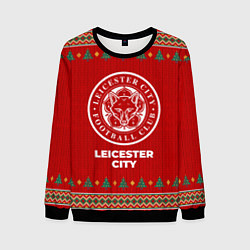 Свитшот мужской Leicester City new year, цвет: 3D-черный