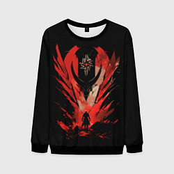 Свитшот мужской Dragon age Inquisition art, цвет: 3D-черный