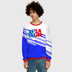 Свитшот мужской NBA geometry steel, цвет: 3D-красный — фото 2