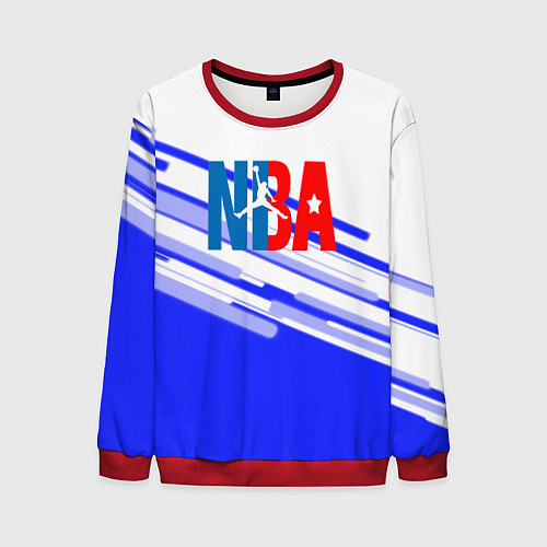 Мужской свитшот NBA geometry steel / 3D-Красный – фото 1