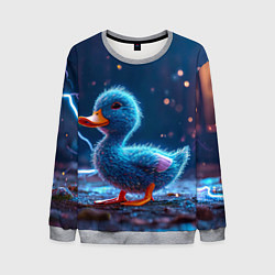 Свитшот мужской Синий утенок, цвет: 3D-меланж