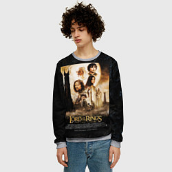 Свитшот мужской Lord of the rings - the two towers, цвет: 3D-меланж — фото 2