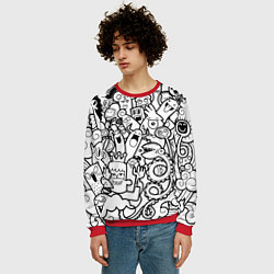 Свитшот мужской Каляки маляки, цвет: 3D-красный — фото 2