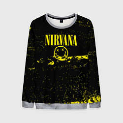 Свитшот мужской Нирвана шум, цвет: 3D-меланж
