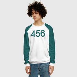 Свитшот мужской Форма номер 456, цвет: 3D-белый — фото 2