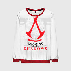 Свитшот мужской Assassins Creed Shadows - samurai, цвет: 3D-красный