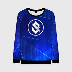 Свитшот мужской Sabaton blue poly, цвет: 3D-черный