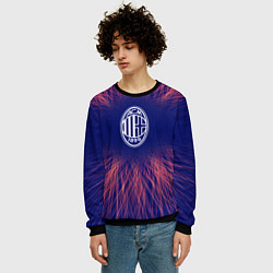 Свитшот мужской AC Milan red energy, цвет: 3D-черный — фото 2