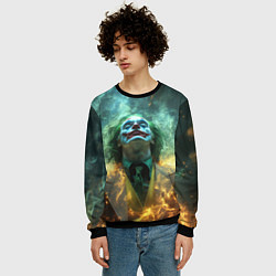 Свитшот мужской Выход из Джокера, цвет: 3D-черный — фото 2