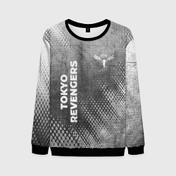 Мужской свитшот Tokyo Revengers - grey gradient вертикально