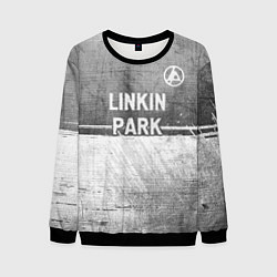 Свитшот мужской Linkin Park 2024 - grey gradient посередине, цвет: 3D-черный