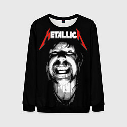 Свитшот мужской Metallica - James Hetfield, цвет: 3D-черный