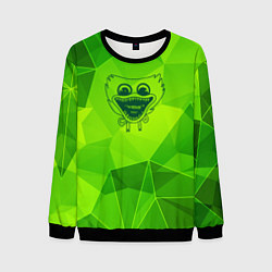 Свитшот мужской Poppy Playtime green poly, цвет: 3D-черный