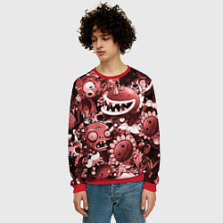 Свитшот мужской Растения против зомби в красном цвете, цвет: 3D-красный — фото 2