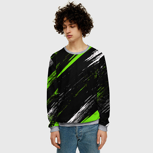 Мужской свитшот Sports suit / 3D-Меланж – фото 3