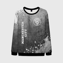 Мужской свитшот Manchester City - grey gradient вертикально