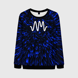 Свитшот мужской Arctic Monkeys blue energy, цвет: 3D-черный