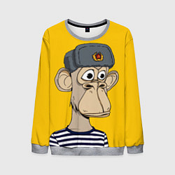 Свитшот мужской NFT ape turtleneck, цвет: 3D-меланж