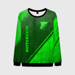 Свитшот мужской Hoffenheim - green gradient вертикально, цвет: 3D-черный