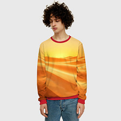 Свитшот мужской Золотые пески, цвет: 3D-красный — фото 2