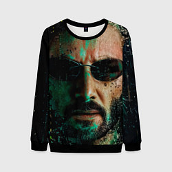 Свитшот мужской Matrix - Keanu Reeves, цвет: 3D-черный