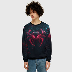 Свитшот мужской Спайдер-мэн с лапами паука, цвет: 3D-черный — фото 2