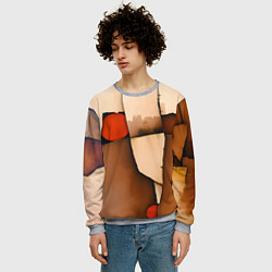Свитшот мужской Фрагментированная композиция, цвет: 3D-меланж — фото 2