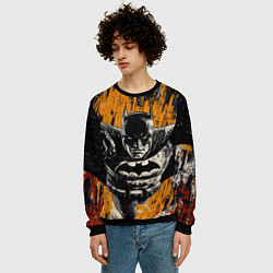 Свитшот мужской Бэтмен супергерой, цвет: 3D-черный — фото 2