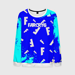 Свитшот мужской Farcry 6 pattern, цвет: 3D-белый