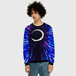 Свитшот мужской Demon Slayer neon energy, цвет: 3D-черный — фото 2