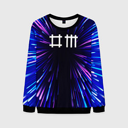 Свитшот мужской Depeche Mode neon energy, цвет: 3D-черный