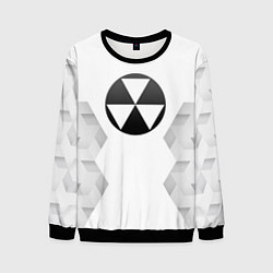 Свитшот мужской Fallout white poly, цвет: 3D-черный