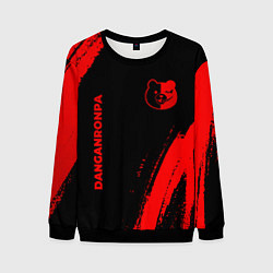 Мужской свитшот Danganronpa - red gradient вертикально