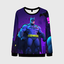 Свитшот мужской Бэтмен объемная модель, цвет: 3D-черный
