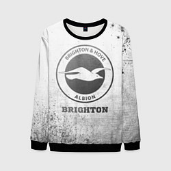 Свитшот мужской Brighton - white gradient, цвет: 3D-черный