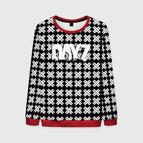Мужской свитшот Dayz крестики / 3D-Красный – фото 1