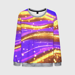 Мужской свитшот Блестящая волнистая текстура