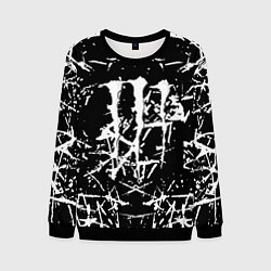 Мужской свитшот Monster energy белые штрихи краско