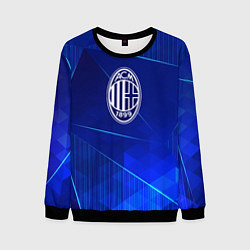 Свитшот мужской AC Milan blue poly, цвет: 3D-черный