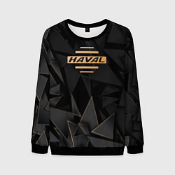 Свитшот мужской Haval golden poly, цвет: 3D-черный