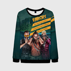 Свитшот мужской Far Cry villains, цвет: 3D-черный