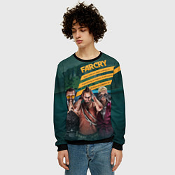 Свитшот мужской Far Cry villains, цвет: 3D-черный — фото 2