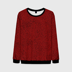 Мужской свитшот Тёмный красный в крапинку